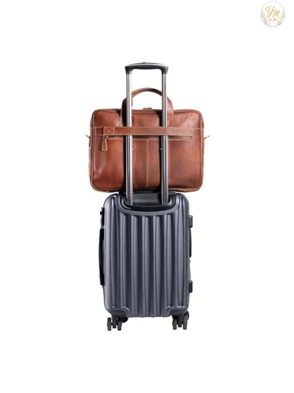 Premium Buffalo Leather Laptop Messenger Bag 16 inch Briefcase for Men Women